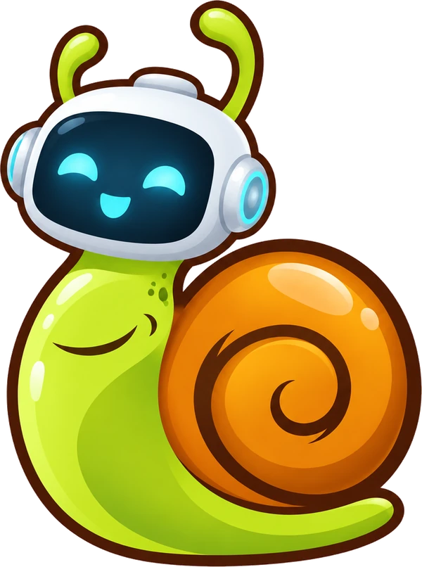 The Lazysnail AI mascot